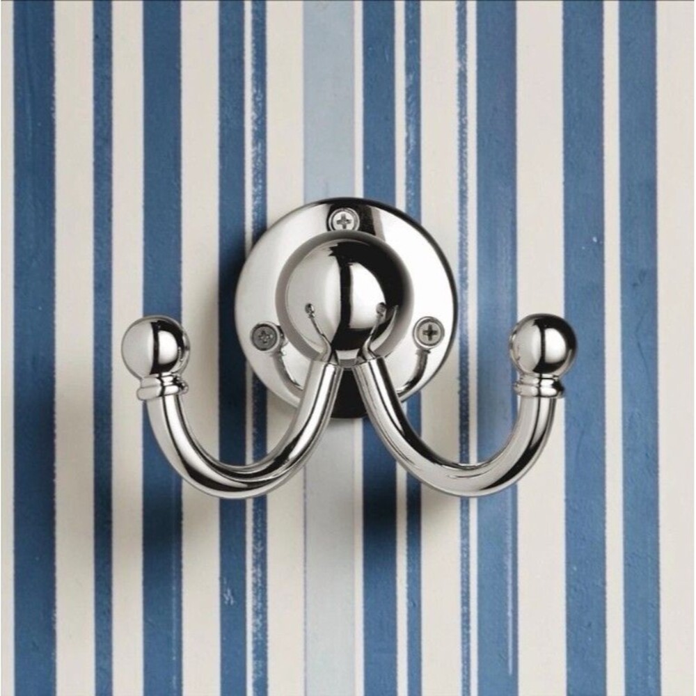 NEW RESTORATION HARDWARE Vintage Hook polished nickel.